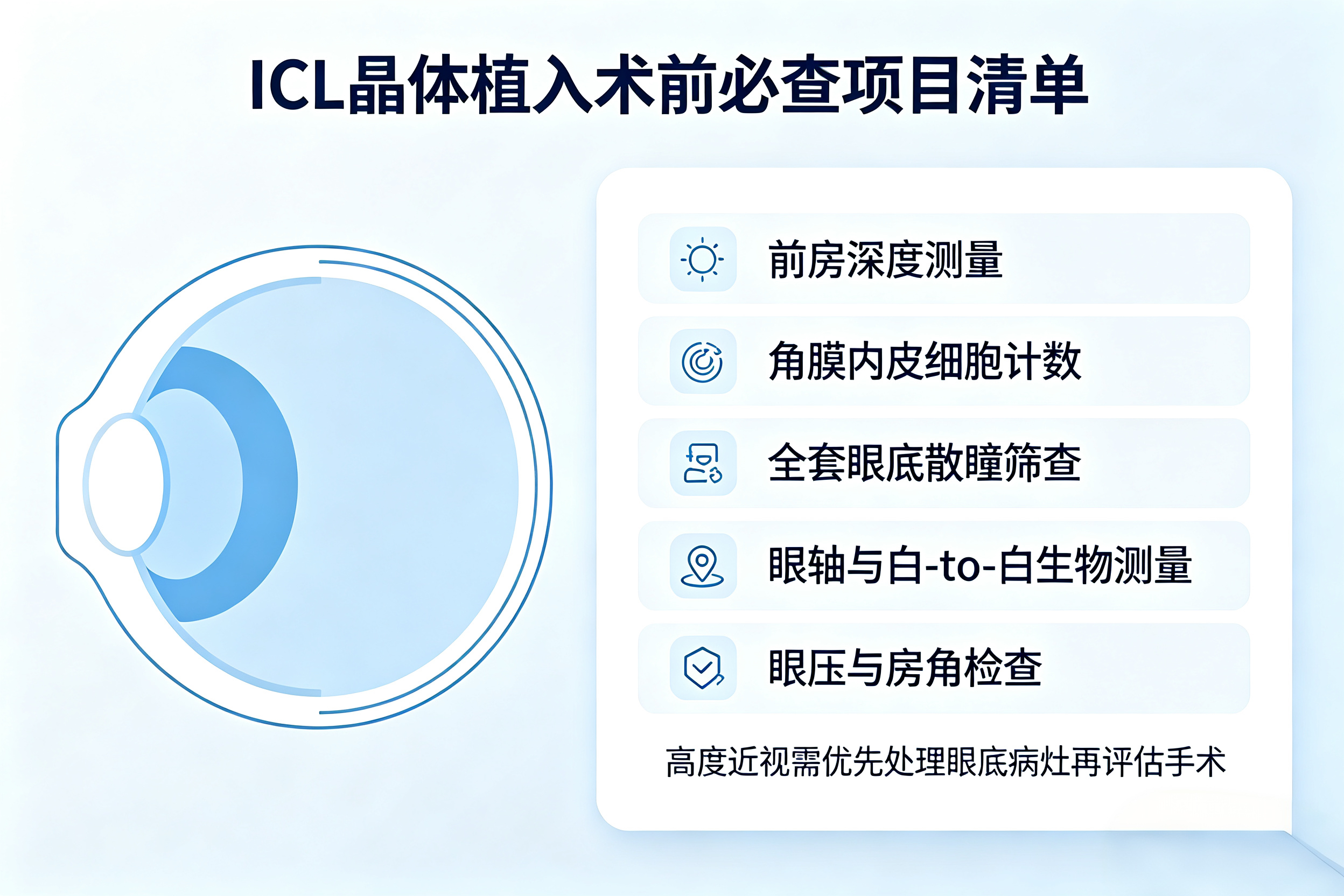 做 ICL 晶体植入的：高度近视疑难眼部情况怎么选择