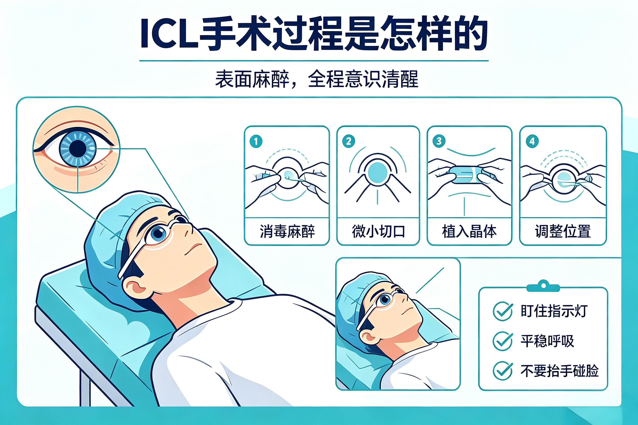 ICL 晶体植入，哪些情况需要二次手术？二次操作的风险与前提条件