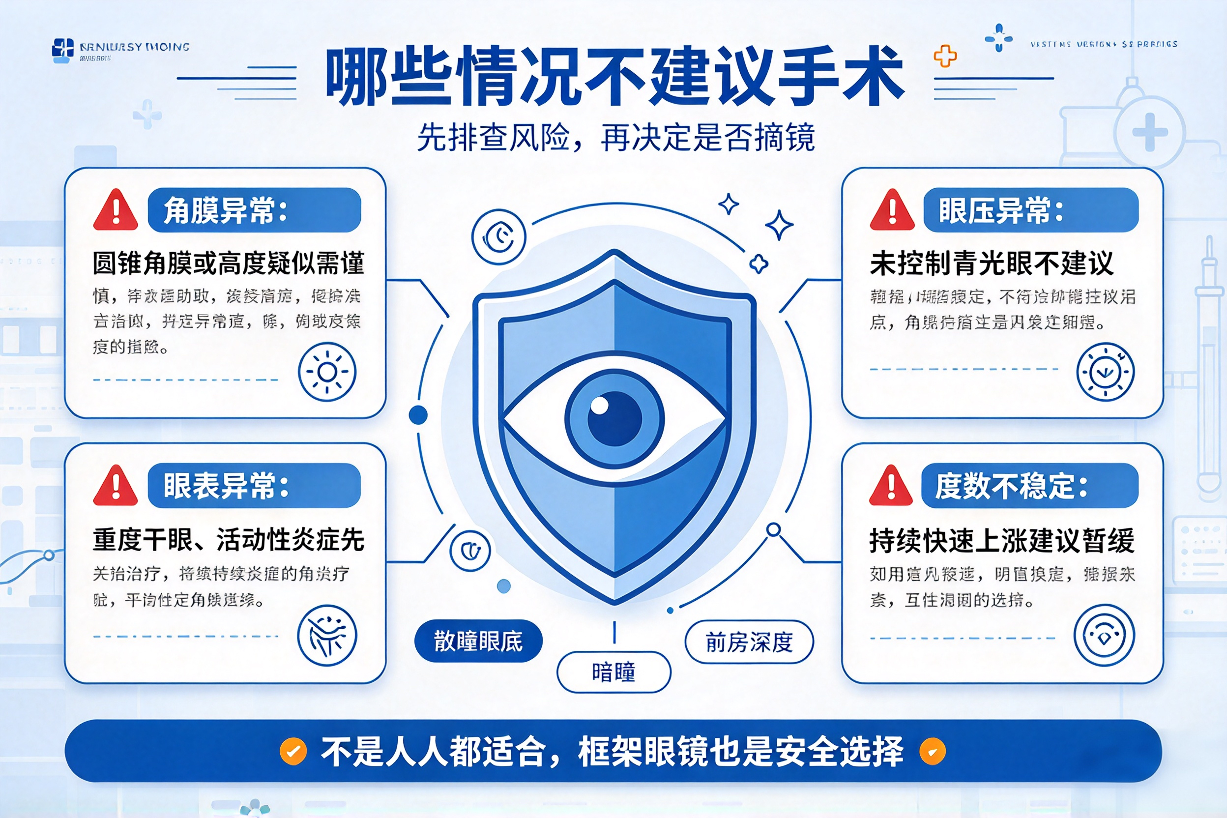 什么人不适合做近视摘镜手术？完整禁忌症清单